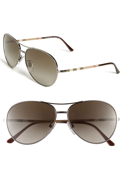 nordstrom burberry aviators|burberry aviator sunglasses ladies.